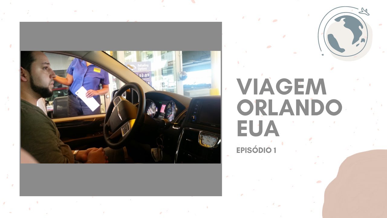 Viagem Orlando EUA Ep. 1 Aeroporto, aluguel de carro Alamo, Maior Mc