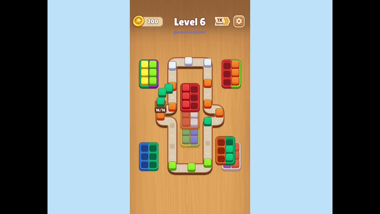 Wood Factory Color Sort Level 1,2,3,4,5,6,7 Walkthrough Solution