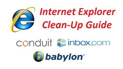 Remove Toolbars and Unwanted Search Providers from Internet Explorer