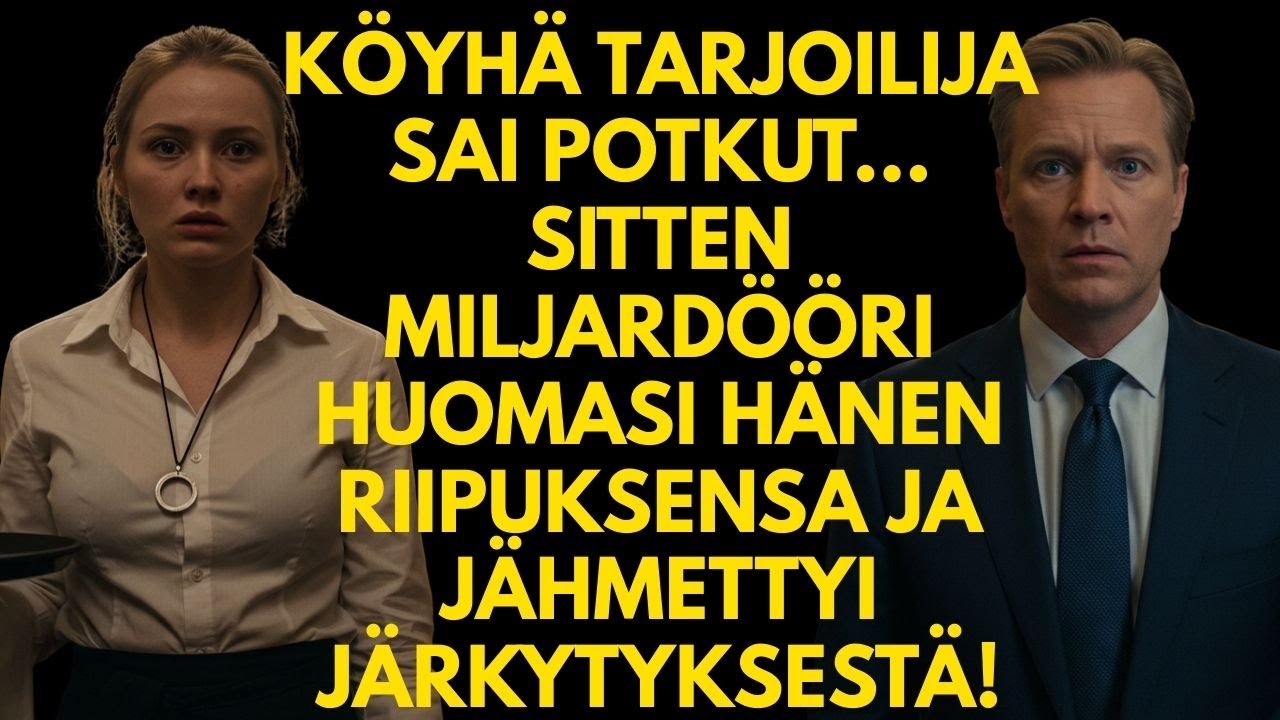 Köyhä Tarjoilija Sai Potkut…Sitten Miljardööri Huomasi Hänen Riipuksensa Ja Jähmettyi Järkytyksestä!