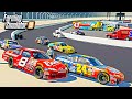 MILLIONAIRES GO NASCAR RACING! (CUSTOM TRACK) | FARMING SIMULTOR 2019