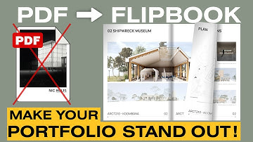 How to Turn Your Architecture Portfolio into an Interactive Flipbook (Flip5 HTML Tutorial)