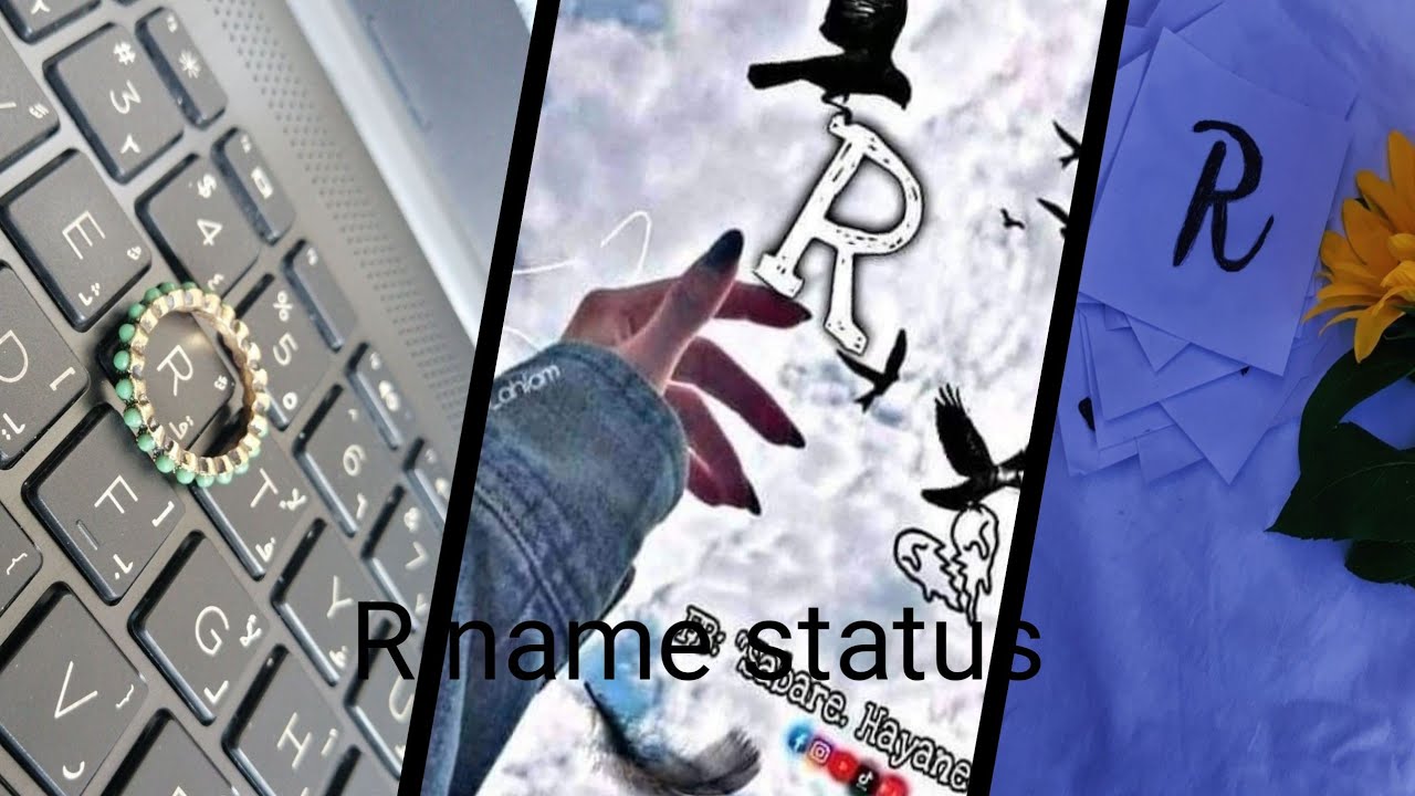 🌹R name status ||🌷R love status || R letter status || R love WhatsApp status,