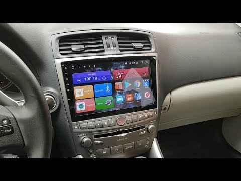 Обзор магнитолы в машине на Lexus IS250 (8 ядер) Android 7.1.2
