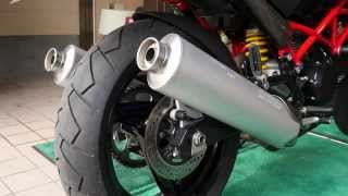 ドゥカティ モンスター400 ducati monster ノーマル マフラーサウンド