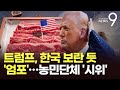 트럼프 韓 보란듯 美소고기 거부한 나라들 두고보자 농민단체는 수입 반대 시위 뉴스9 트럼프 韓 보란듯 美소고기 거부한 나라들 두고보자 농민단체는 수입 반대 시위 뉴스9