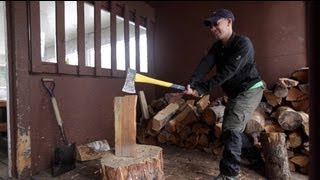 Chopping firewood (fail)