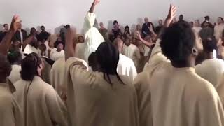 Video thumbnail of "Kanye West Sunday Service with Sia|| We Lift Our Voices To God~19/05/19"