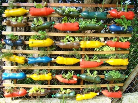 Encadenar Curiosidad Al frente COMO HACER TU HUERTA EN ENVASES PLASTICOS - YouTube