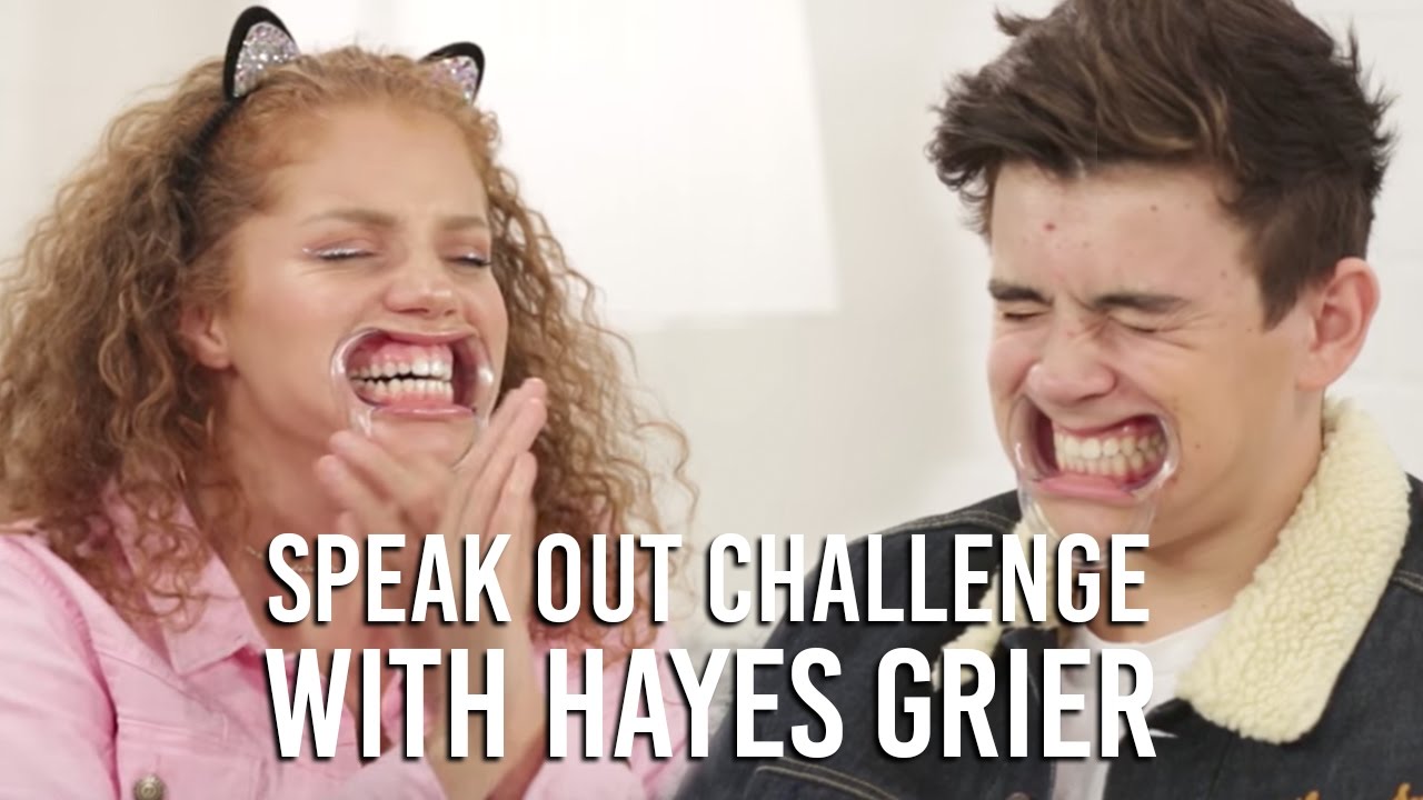 Funny  Speak Out Mouth Guard Challenge with Hayes Grier | Music Monday with Mahogany LOX