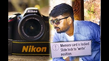 Memory Card is Locked Slide lock to write Position