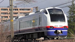 特急しらゆき5号新潟行き【4K】E653系H203編成信越本線下り55M
