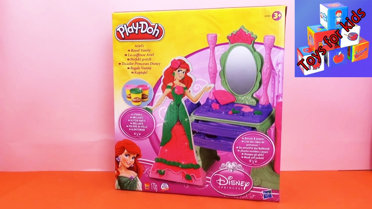 Play Doh Ariel The Little Mermaid Vanity Set You Play Doh Ariel The Little Mermaid Vanity Set