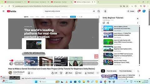 First day of learning unity and game dev