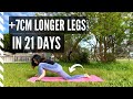 CHÂN DÀI HƠN 7CM TRONG 21 NGÀY: Bài 1-Tăng Chiều Cao cho nam nữ |  HEIGHT GROWTH EXERCISES in legs