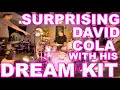 Surprising David Cola w/his DREAM DRUM SET!