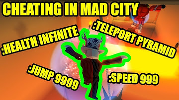 ULTIMATE CHEATING  in Roblox Mad City with ADMIN COMMANDS Update!!