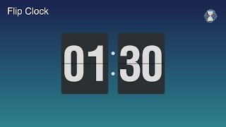 1 Minute 30 Second Timer ⏱️ Ocean Twilight Flip Clock | Brushing teeth Timer - ChronoFlow screenshot 3