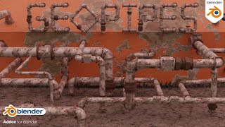 Pipes in Blender Geometry Nodes | Free Script Series S02E04 | GeoPipes Free Addon | Free Addon