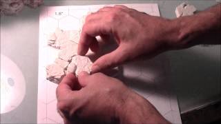 Gluing Rock Hexes Using Hirst Arts Molds
