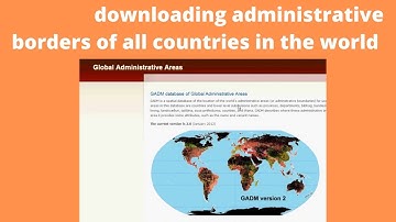 how to download shapefile with borders of all countries in the world