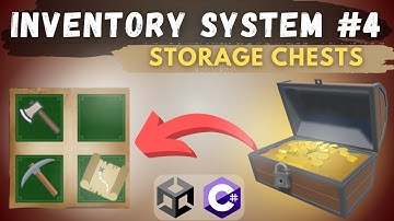 Unity INVENTORY SYSTEM Tutorial #4 - storage system
