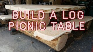 Learn how to Build A Log Picnic Table in this video presented by Colorado Springs artist Mitchell Dillman http://