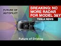 Tesla Breaking News - No More Radar, Vision System Future