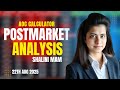 22 AUGUST NIFTY 50 POST MARKET ANALYSIS || BY SHALINI MAM