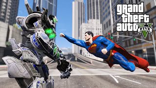 SUPERMAN VS METALLO IN GTA 5 - DC UNIVERSE