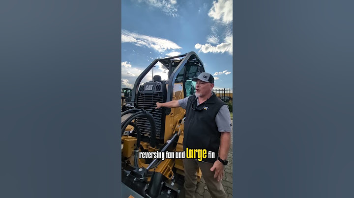 Robbie from Caterpillar talks about the Cat D1 Dozer & Mulcher Combo