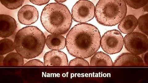 Cells Colony PowerPoint Template by PoweredTemplate.com