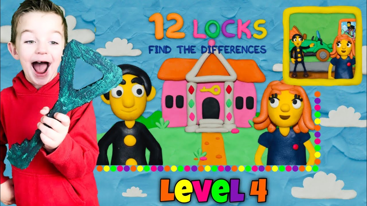 12 Locks Find The Differences Level 4 - YouTube