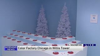 Celebrity Color Factory Chicago in Willis Tower Wealth