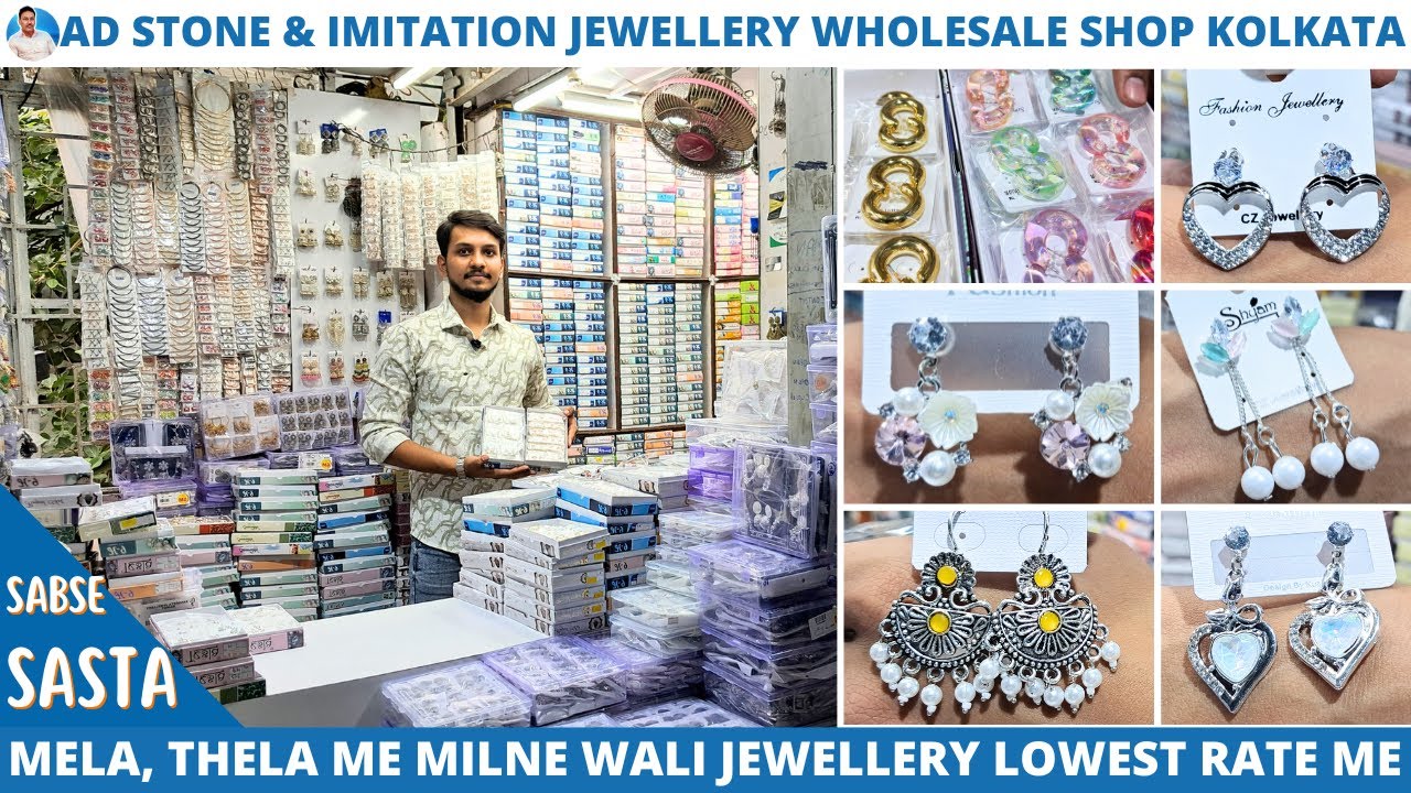 Regular & Party Wear Imitation Jewellery Wholesale in Kolkata | Low Price Collection