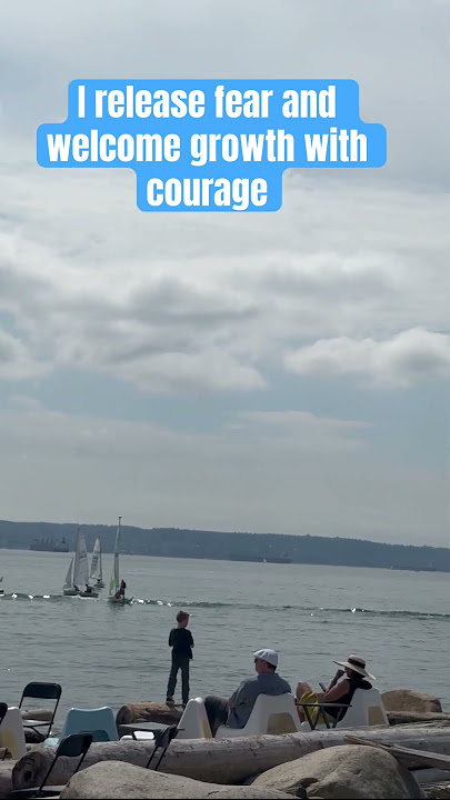 I release fear and welcome growth with courage #reivana #affirmations #empowerment