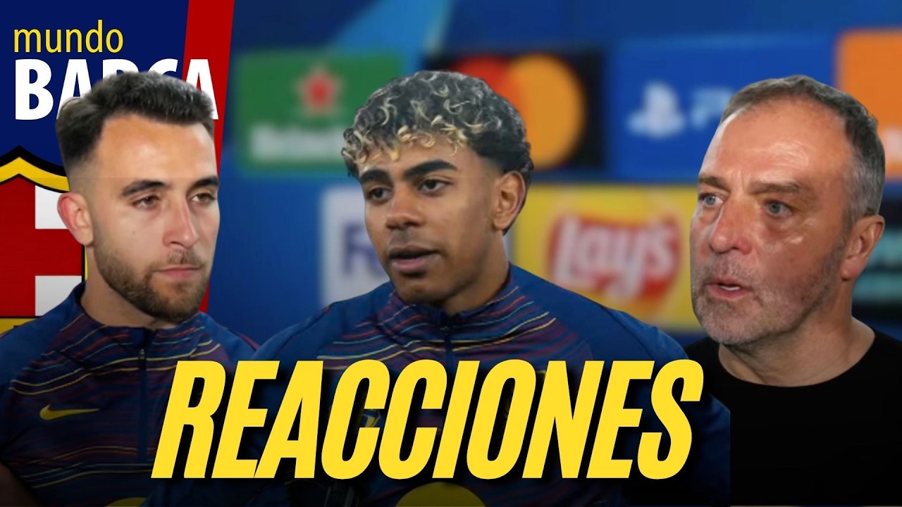 🔥 REACCIONES de LAMINE, ERIC, FLICK Y BALDE tras la VICTORIA del BARÇA ante el Villarreal (4-1)