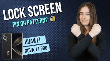Huawei nova 11 Pro - How to set up screen lock • 📱 • 🀡 • ☡ • Tutorial