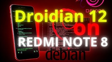 Installing Droidian12 Linux on Redmi Note 8 – Ultimate Linux Experience!👽