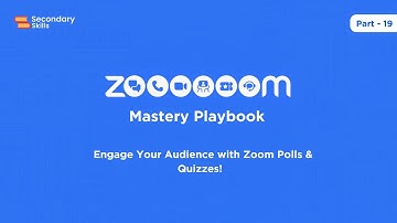 📊 Engage Your Audience with Zoom Polls & Quizzes! | Lesson 19