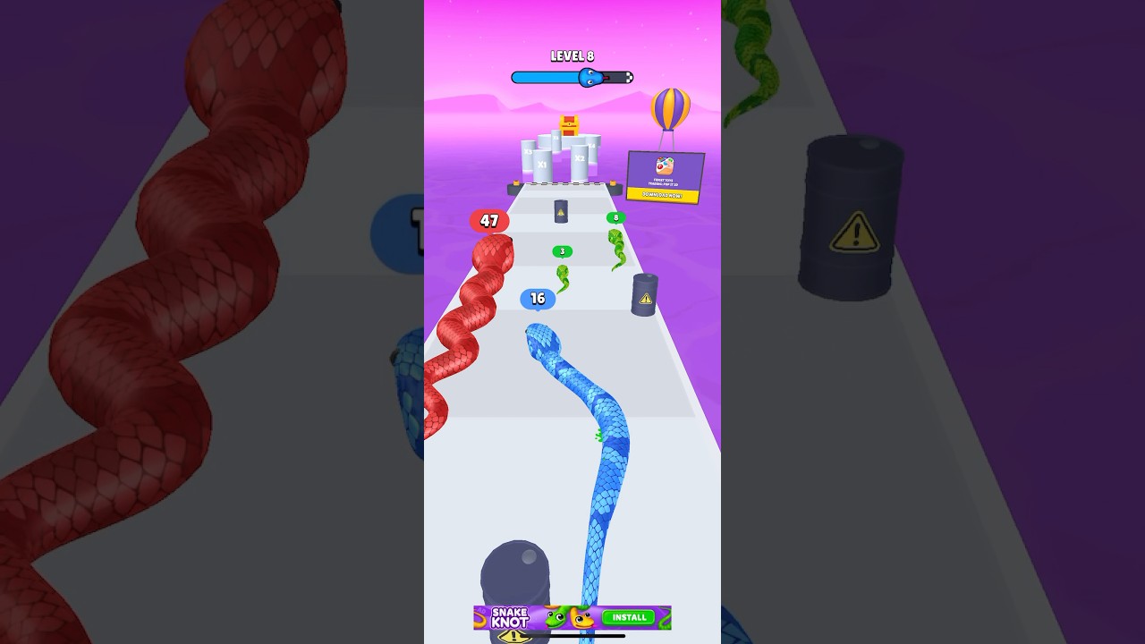 “Snake Eats Snake – Ultimate Survival Game Challenge!” 🐍