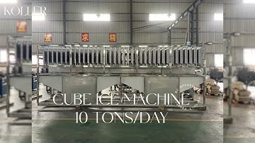 Koller Cube Ice Machine 10 Tons/day Is Under Construction(unfinished)!