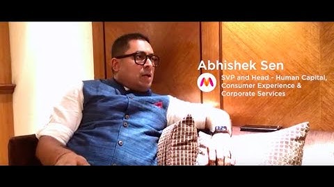 Abhishek Sen, SVP & Head - HR, CE, CS, Myntra, talks about engagement chatbots like Amber in HR