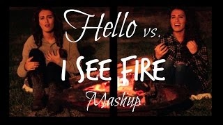 Video thumbnail of "ADELE/ED SHEERAN: Hello // I See Fire MASHUP"