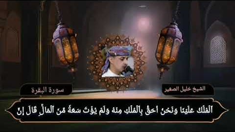 الشيخ خليل الصغير من صلاة التراويح - سورة البقرة