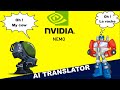 NeMo NVIDIA Conversational AI Translator | GTC21 | GPU RTX 3090 Giveaway Announcement 🎁