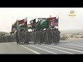 العرض العسكري في حفل ختام تمرين درع الخليج المشترك1