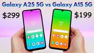 Samsung Galaxy A25 5G vs Samsung Galaxy A15 5G  Who Will Win?