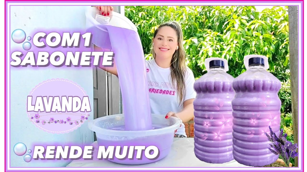 SABÃO LÍQUIDO COM SABONETE -PERFUMADO POTENTE- ECONOMIZE MUITO COM QUALIDADE