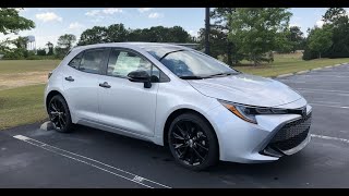 2020 Toyota Corolla Hatchback SE Nightshade Full Tour & Start-up at Massey Toyota